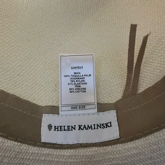 NWOT Classic Helen Kaminski Vitoria Panama Hat Chalk / Gum-blossom, Sydney AUS - Picture 5 of 7